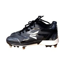 EASTON Men's 7.5 ASCEND Metal Baseball Cleats Shoes Blk/White‎ M33901